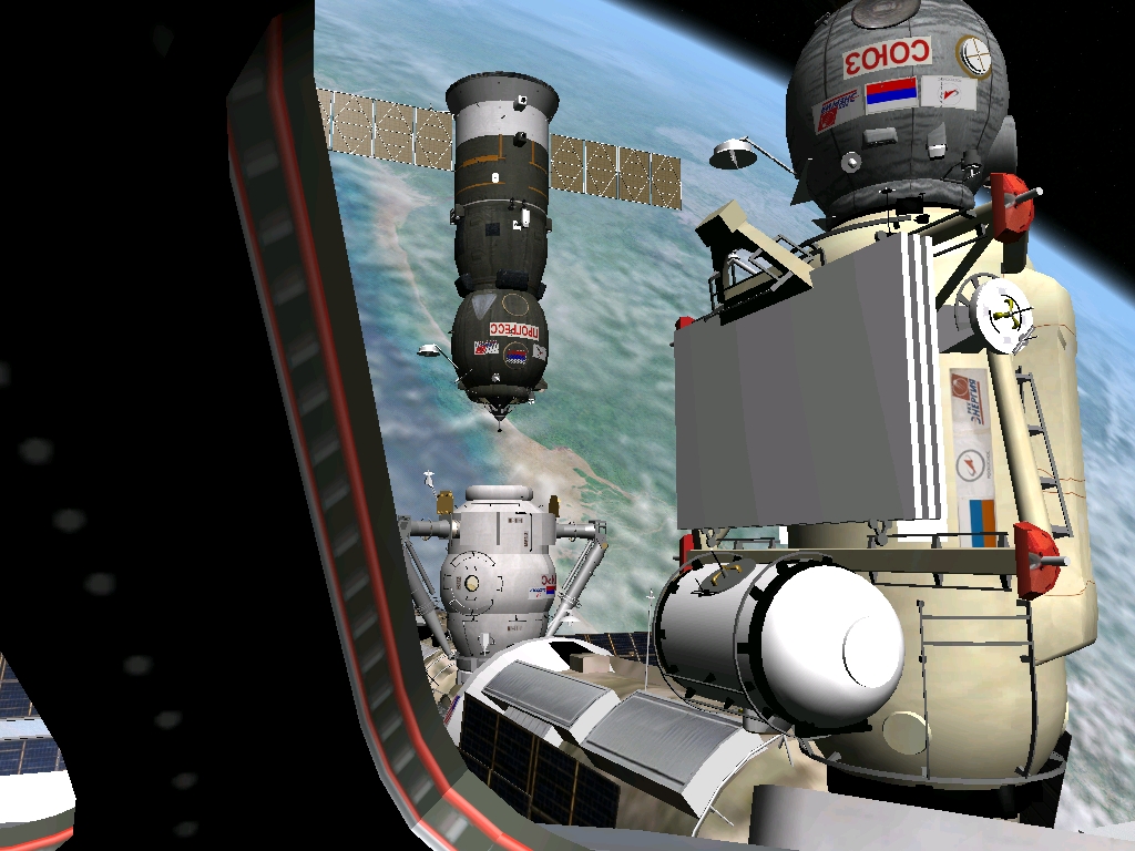 ProgressM-10M close to dock