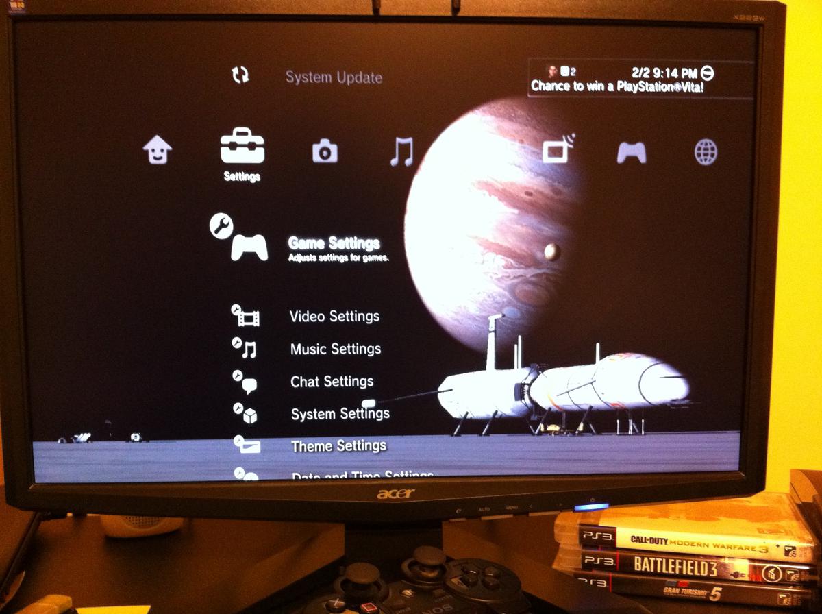 PS3 Orbiter Wallpaper