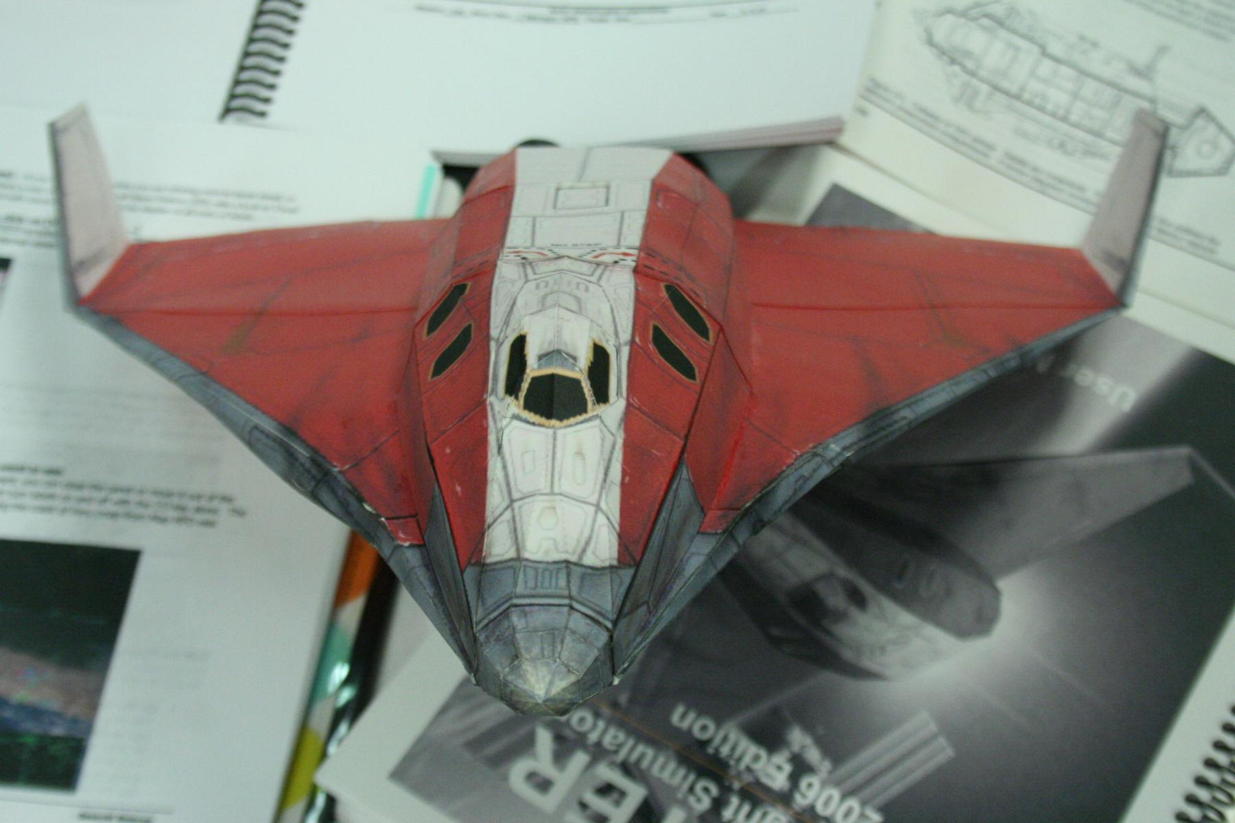 Red Delta Glider