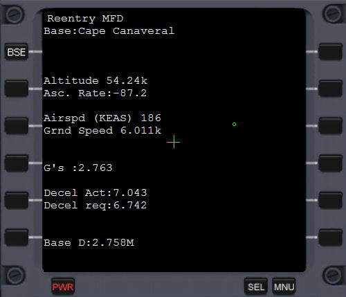 Reentry MFD