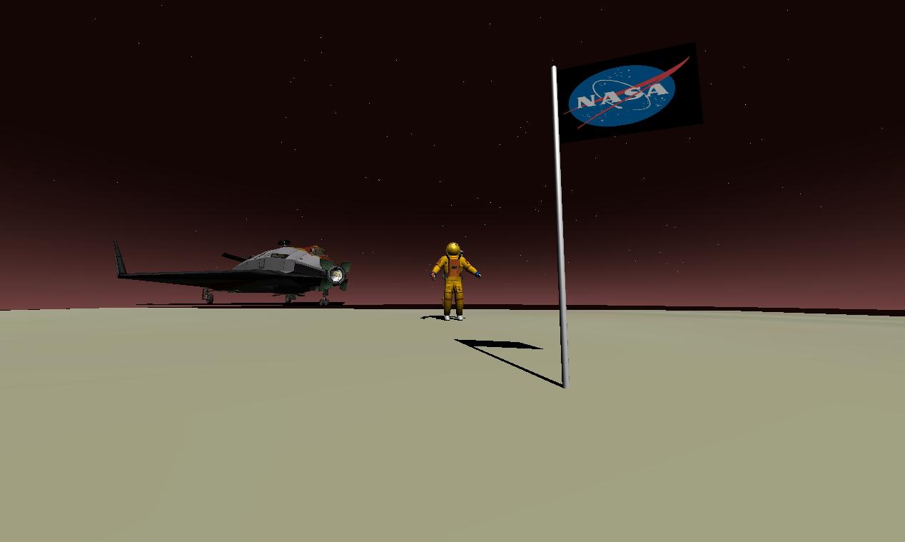 Releasing the flag.