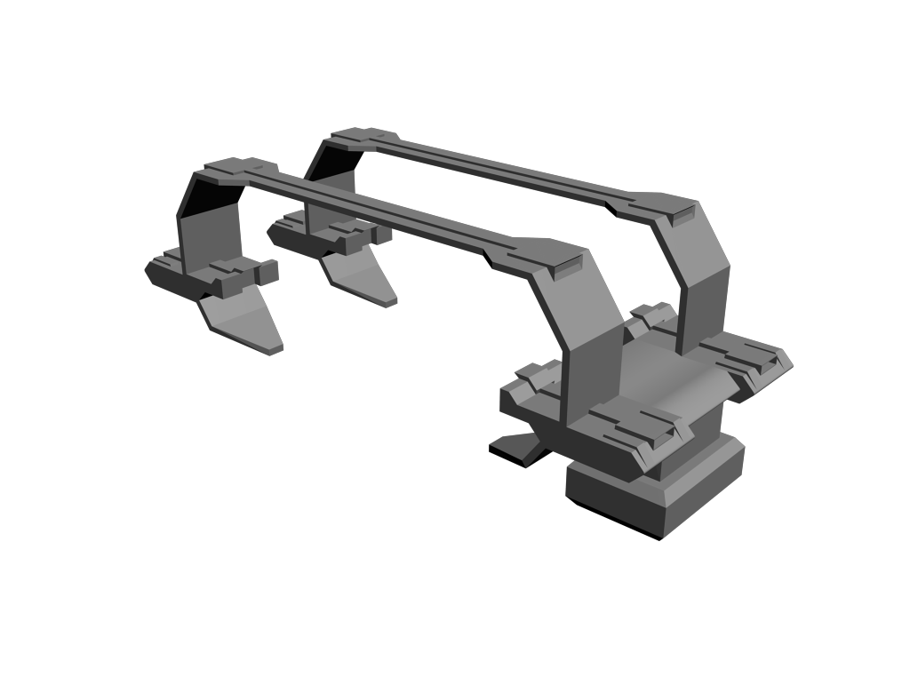 Render of Nemesis unfinished front section.