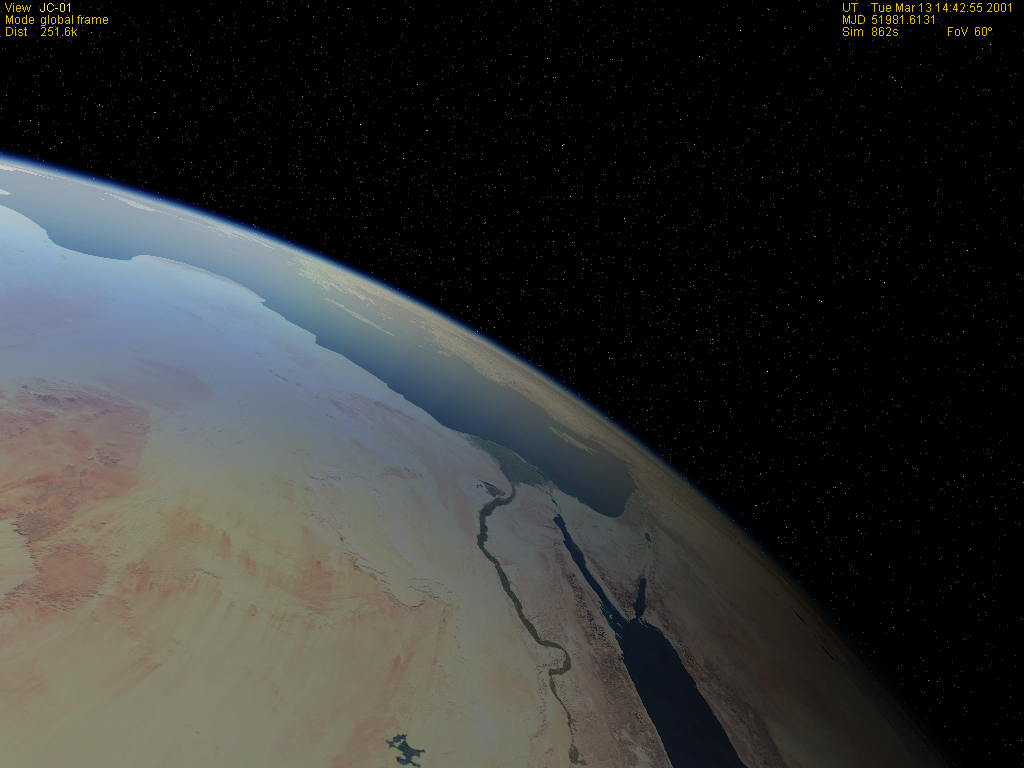Sahara Desert From Orbit(er)