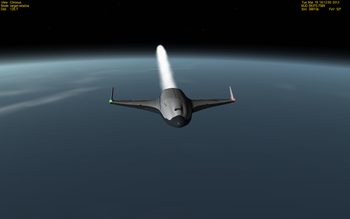 Scram engines running, all systems nominal.
