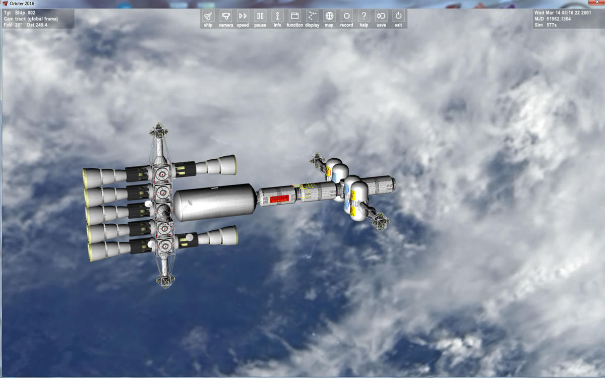 Ship002 in LEO
