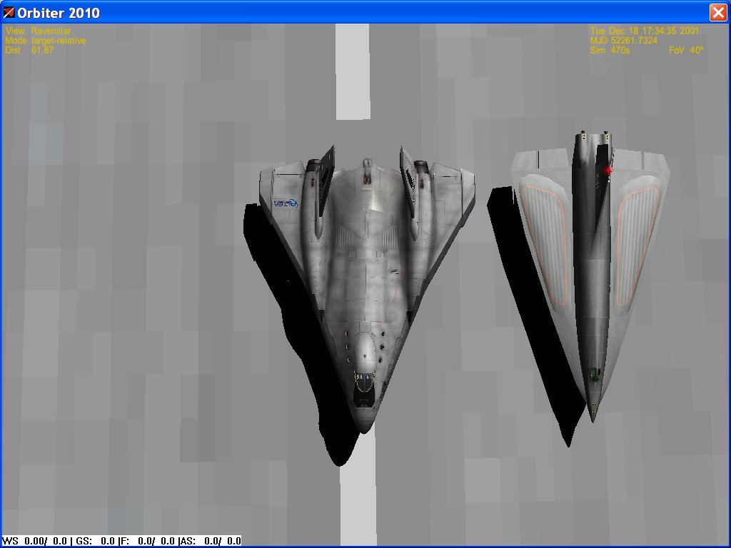 Size comparison: Black Dart vs XR2. A long time ago, the Black Dart was meant to be half as large as a standard Deltaglider....