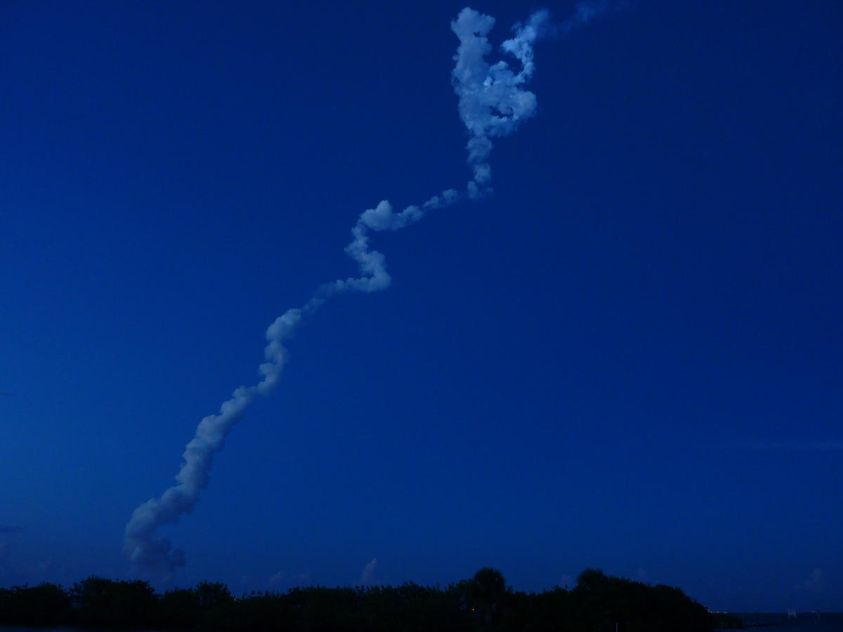 Smoke trail