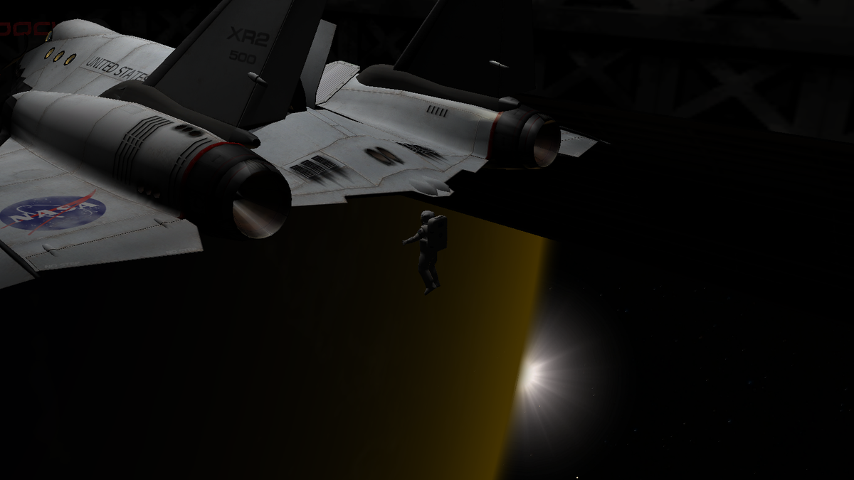 Sounding the Enterprise after arrival at ISS (2)