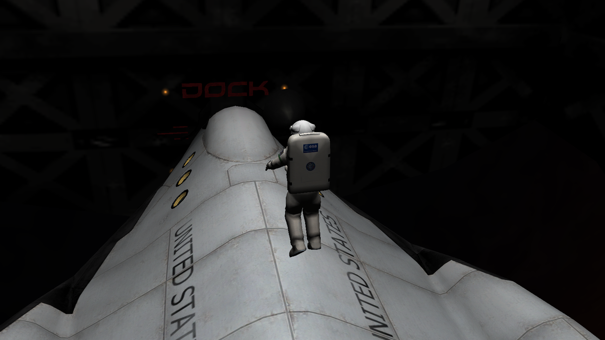 Sounding the Enterprise after arrival at ISS (3)