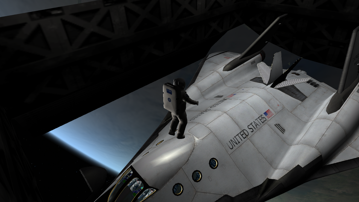 Sounding the Enterprise after arrival at ISS (4)
