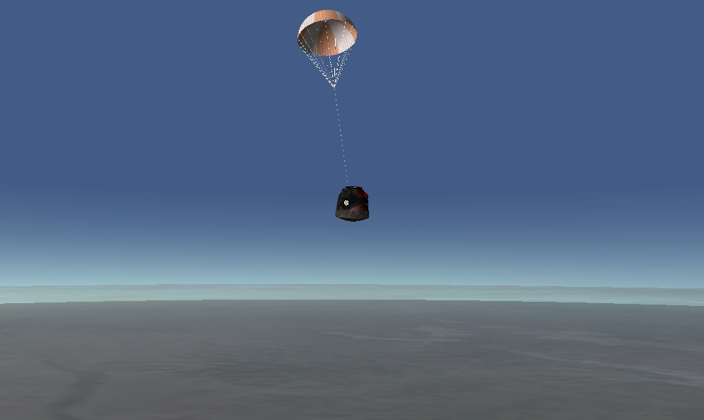 SoyuzTMA 8 Drogue Chute