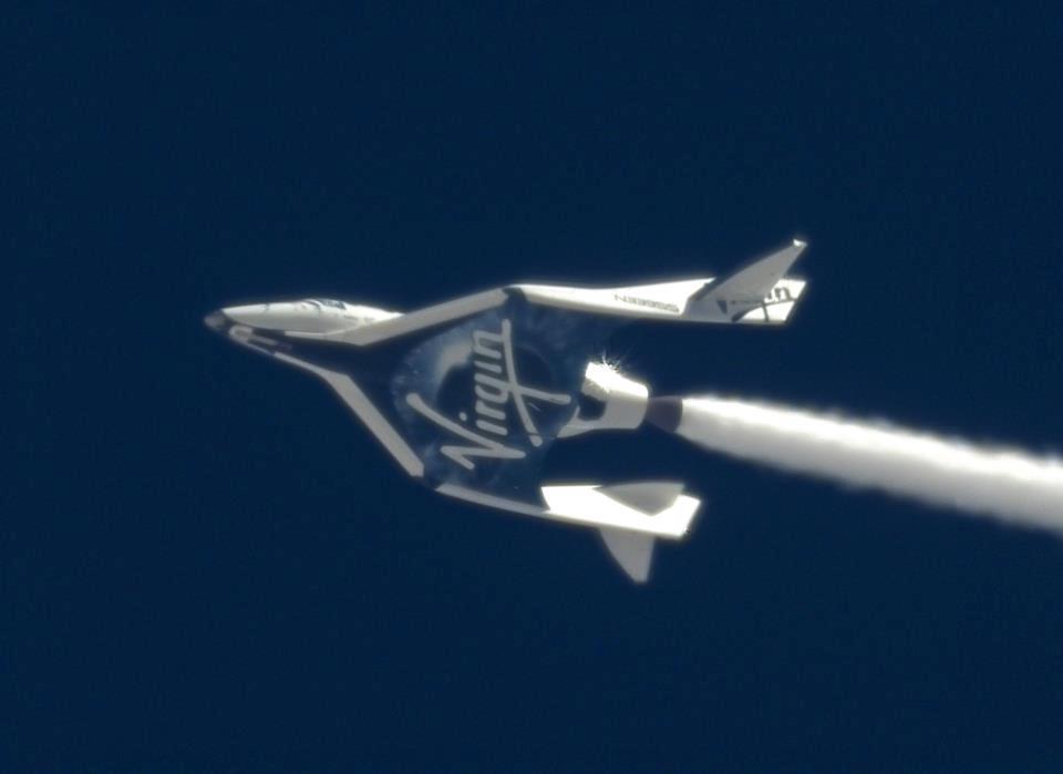 SpaceShip2 performing cold-flow test run on 4/12/13.