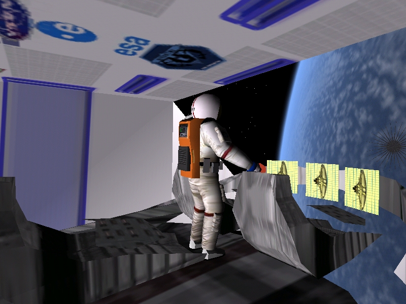Spacewalk into Intrepid's VC.
