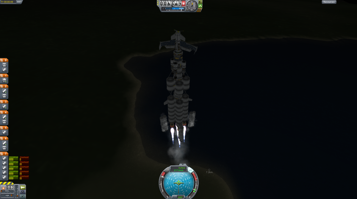 SRB jettison