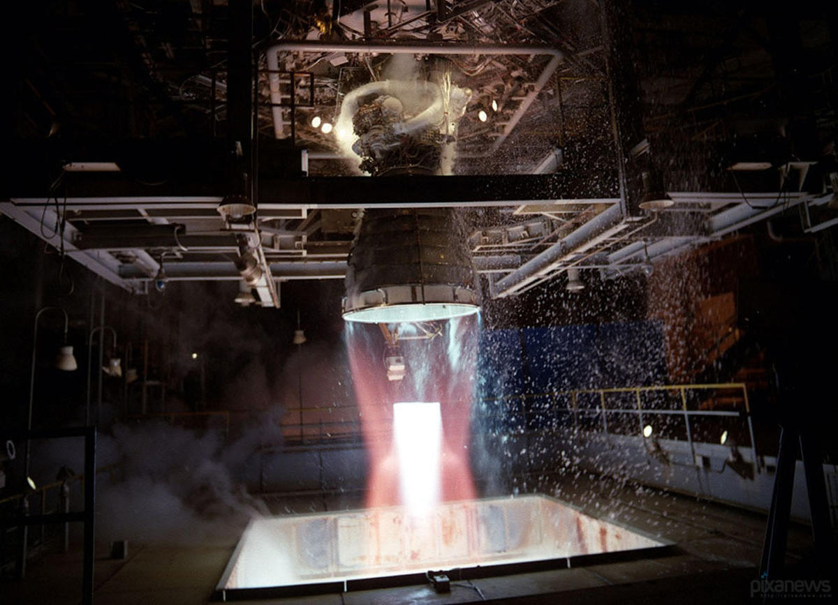 SSME Shock Diamond