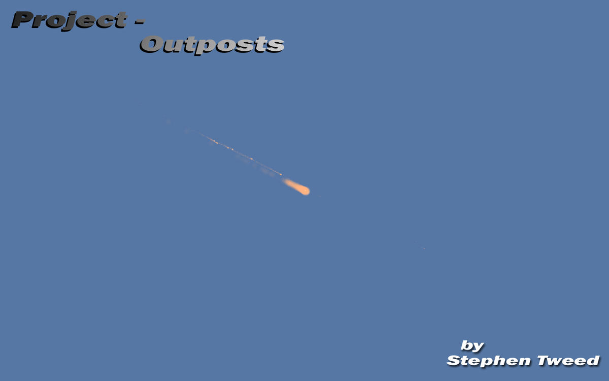 Station burns up in atmosphere - Ground View