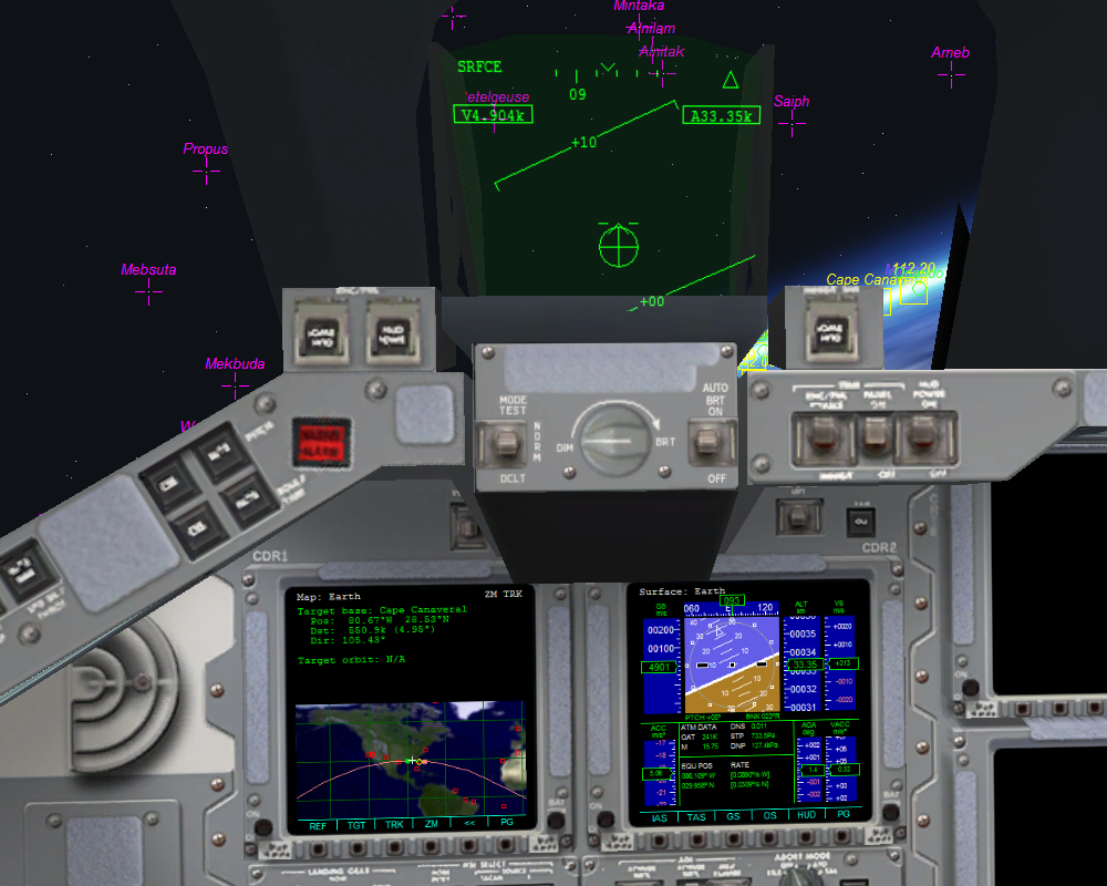 STS reentry