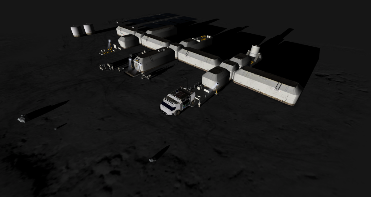 Sunrise at Aurora base