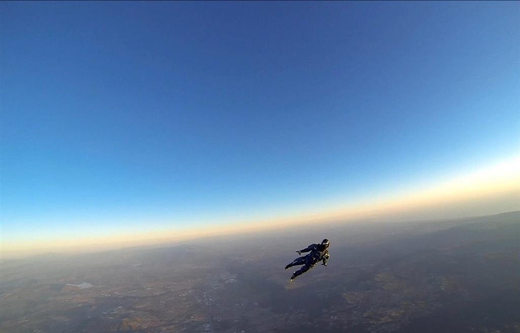 Sunset track jump over Lake Elsinore. Winter 2013