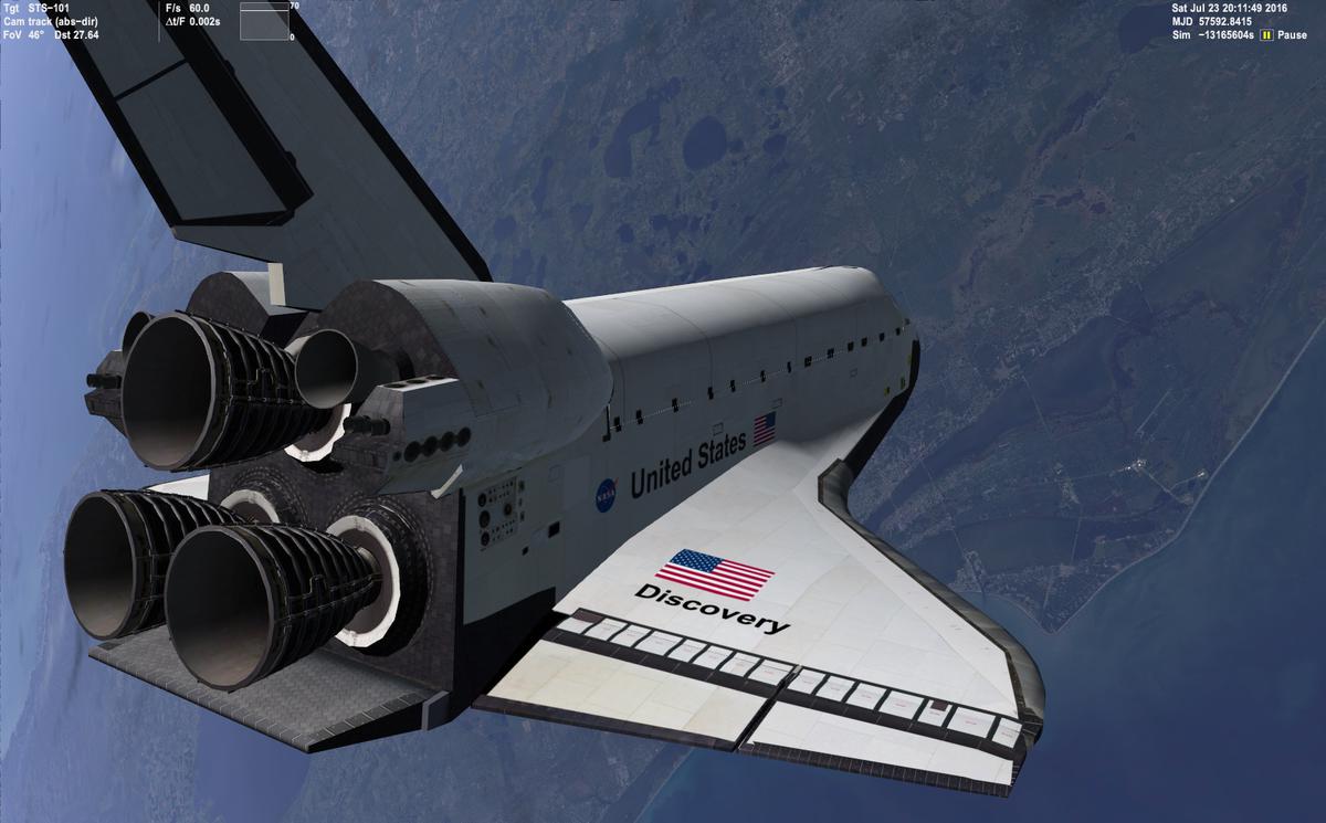 Targeting KSC on final pass