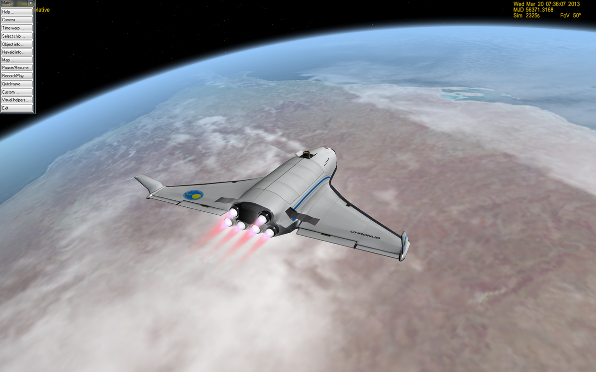 Terminal Intercept (TI) maneuver over Australia.