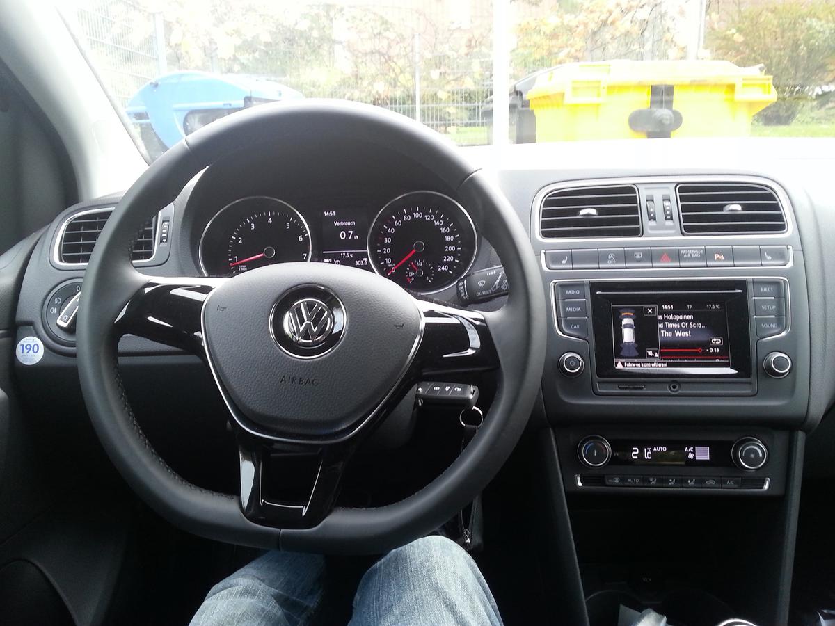 The cockpit of my new car.