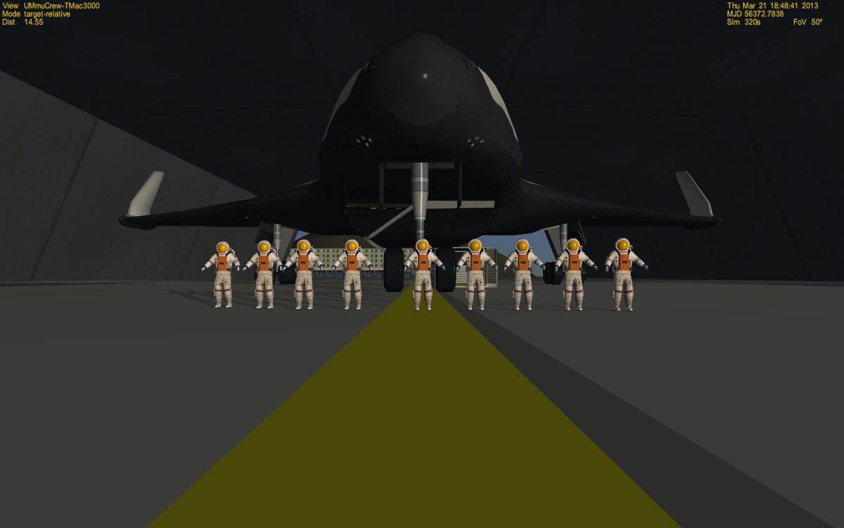The crews of Chronus and Odyssee in front of Chronus.