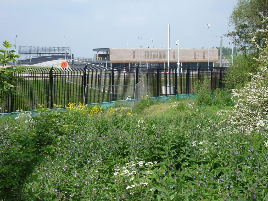 The Lea valley white water centre for the 2012 Olympics.