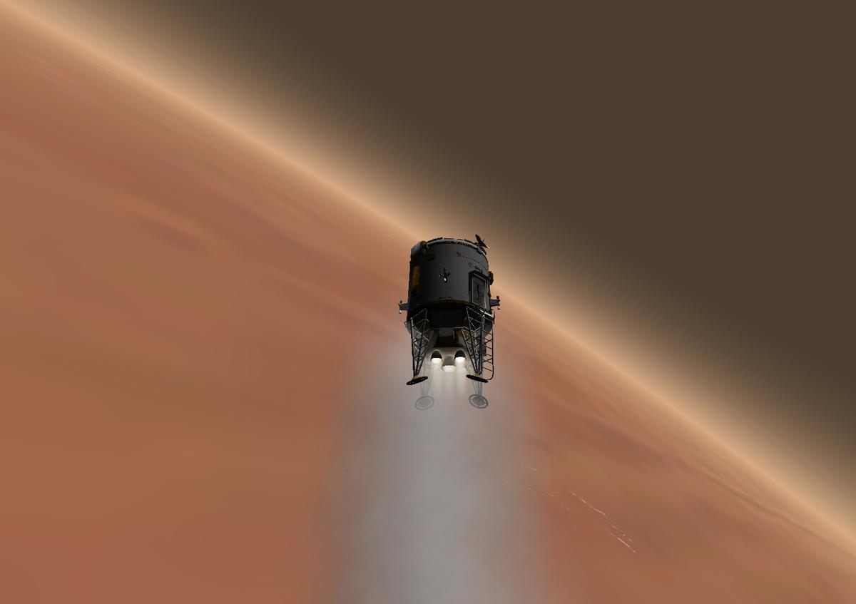 The MTV during surface takeoff.