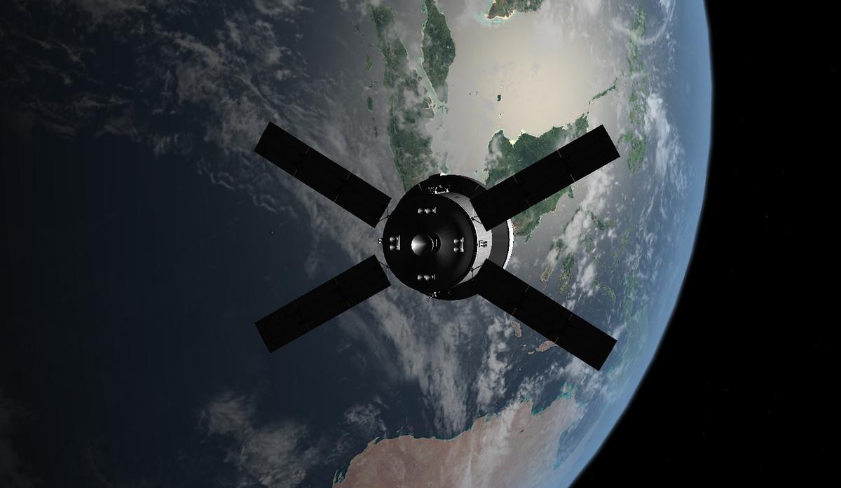 The Orion on the return leg of the journey.