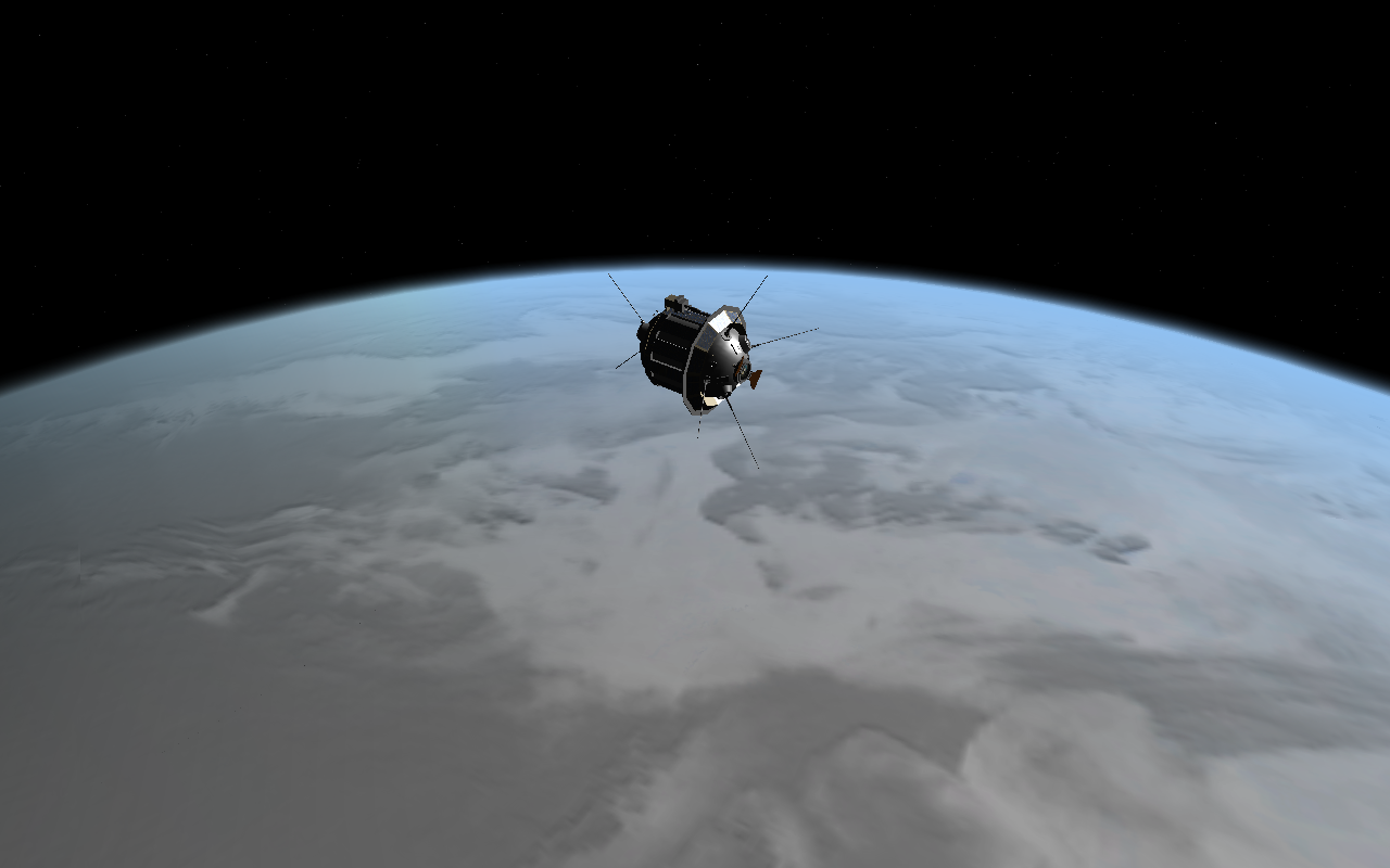 The probe over Antarctica