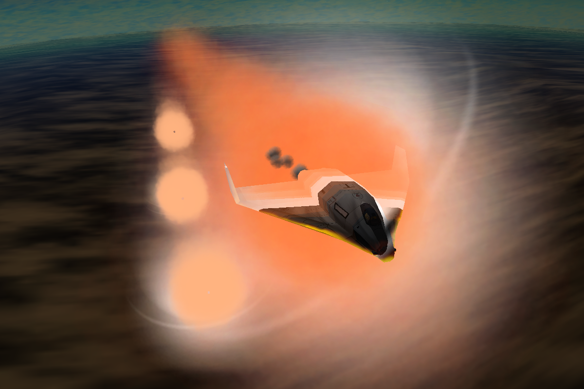 the reentry on Titan