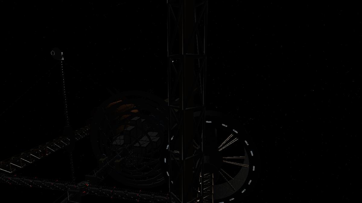 The view ahead. Not much to see beyond the rotating drums and magnetic shields.
