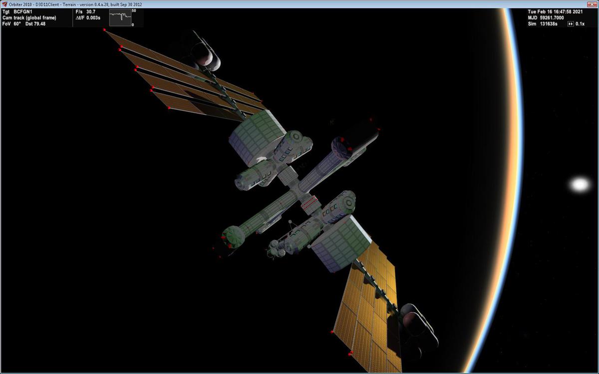 there is a very minor bug in D3D11 client where the centrifuge from SSBB4.1 does not rotate.  It appears that the D3D11 client handles attached vessel