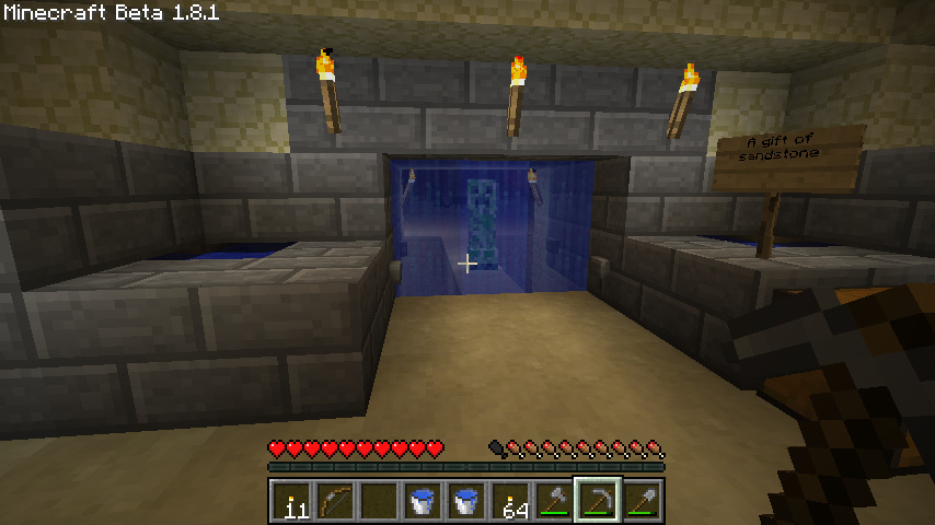 This is not going to end well.  the water trap worked though.