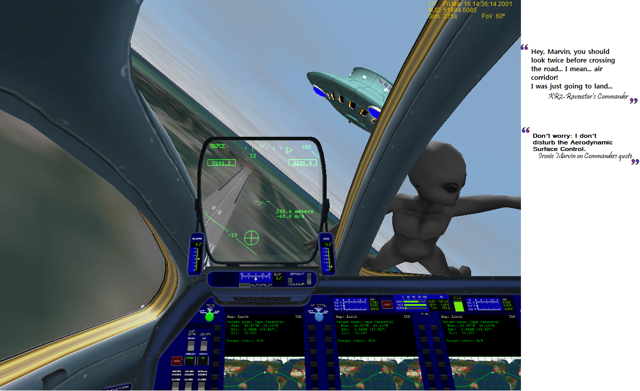 This is to the memory of Marvin the XR-2 Alien from the halloween prank forum thread I started on Dan's Forum.  Featuring also Jon Marcure's UFO AddOn