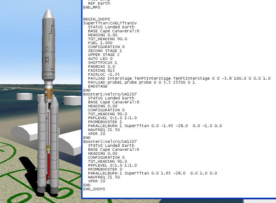 Titan IV with 4 SRMs scn