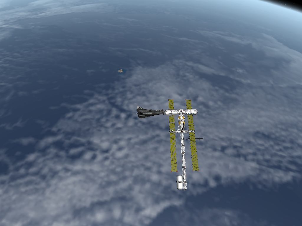 TSR01 Over Ascension Island