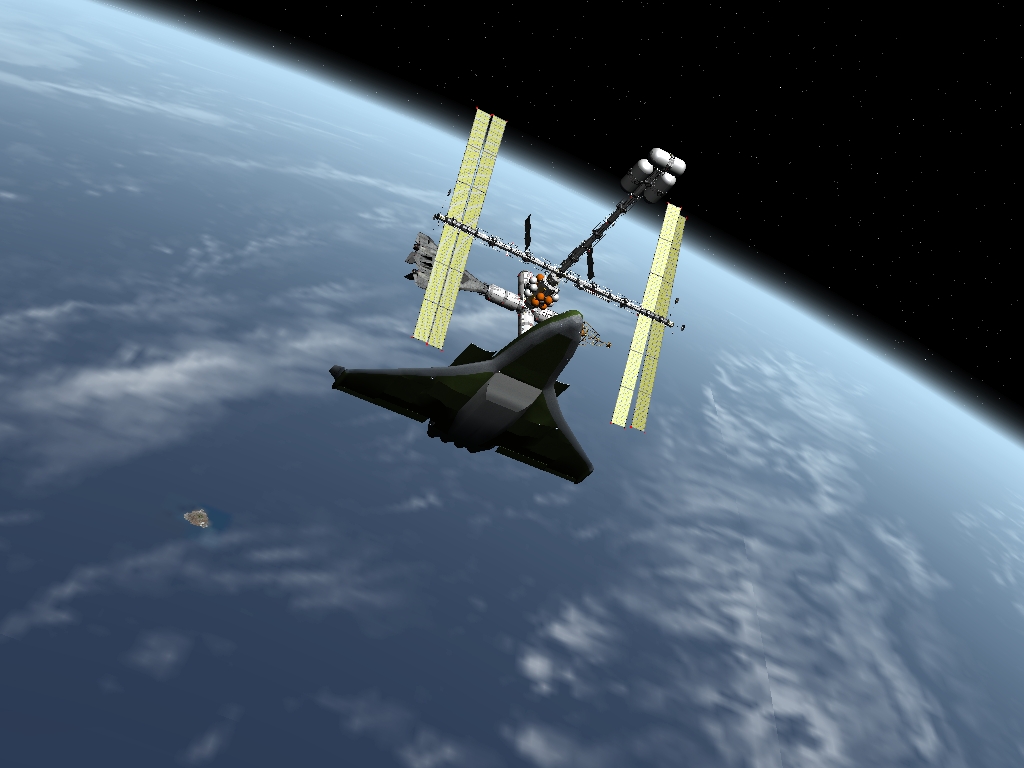 TSR01 Over Ascension Island