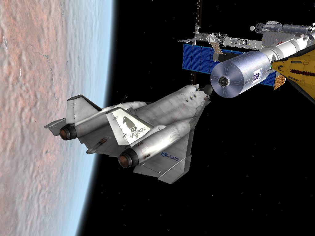 Undocking 8 days later.