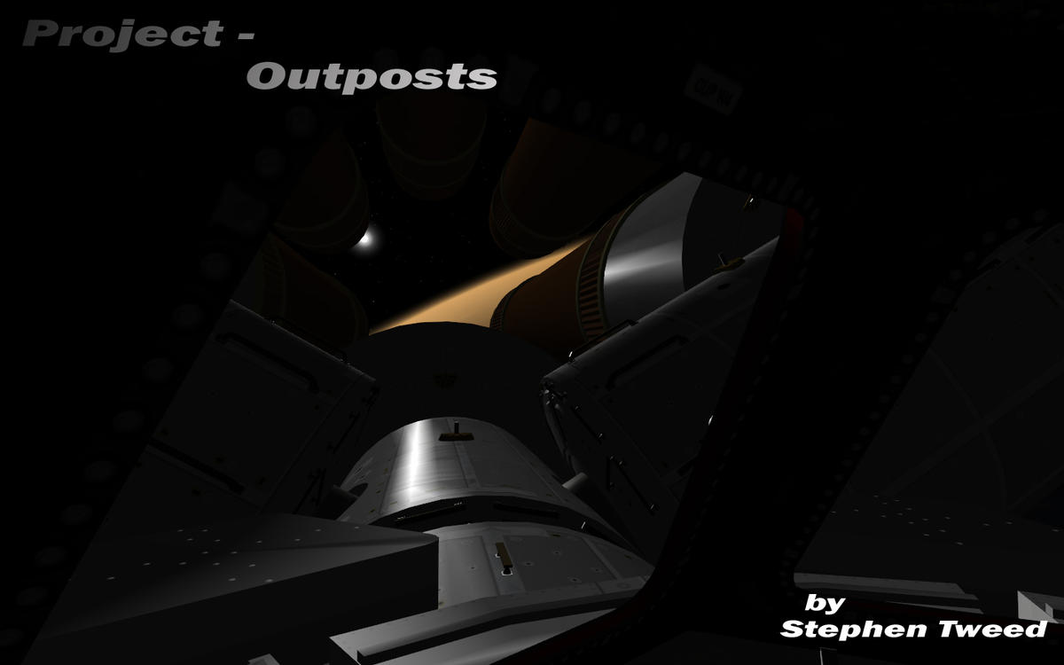 View from one of the windows in side the Cupola module  from the Project-Outposts space station components pack.