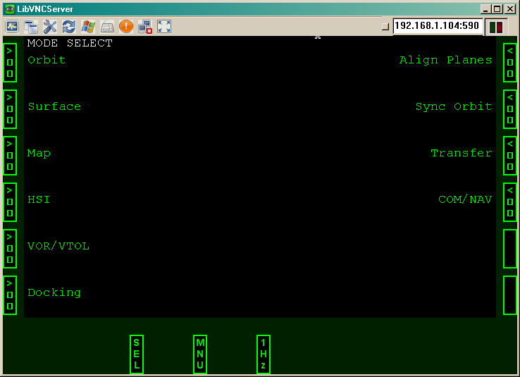 VNCMFD with Space Characters on WinXP