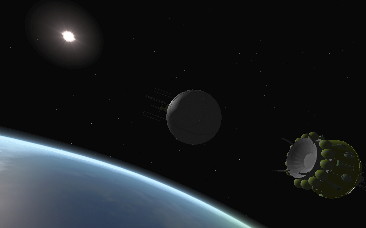 Vostok 1 separates