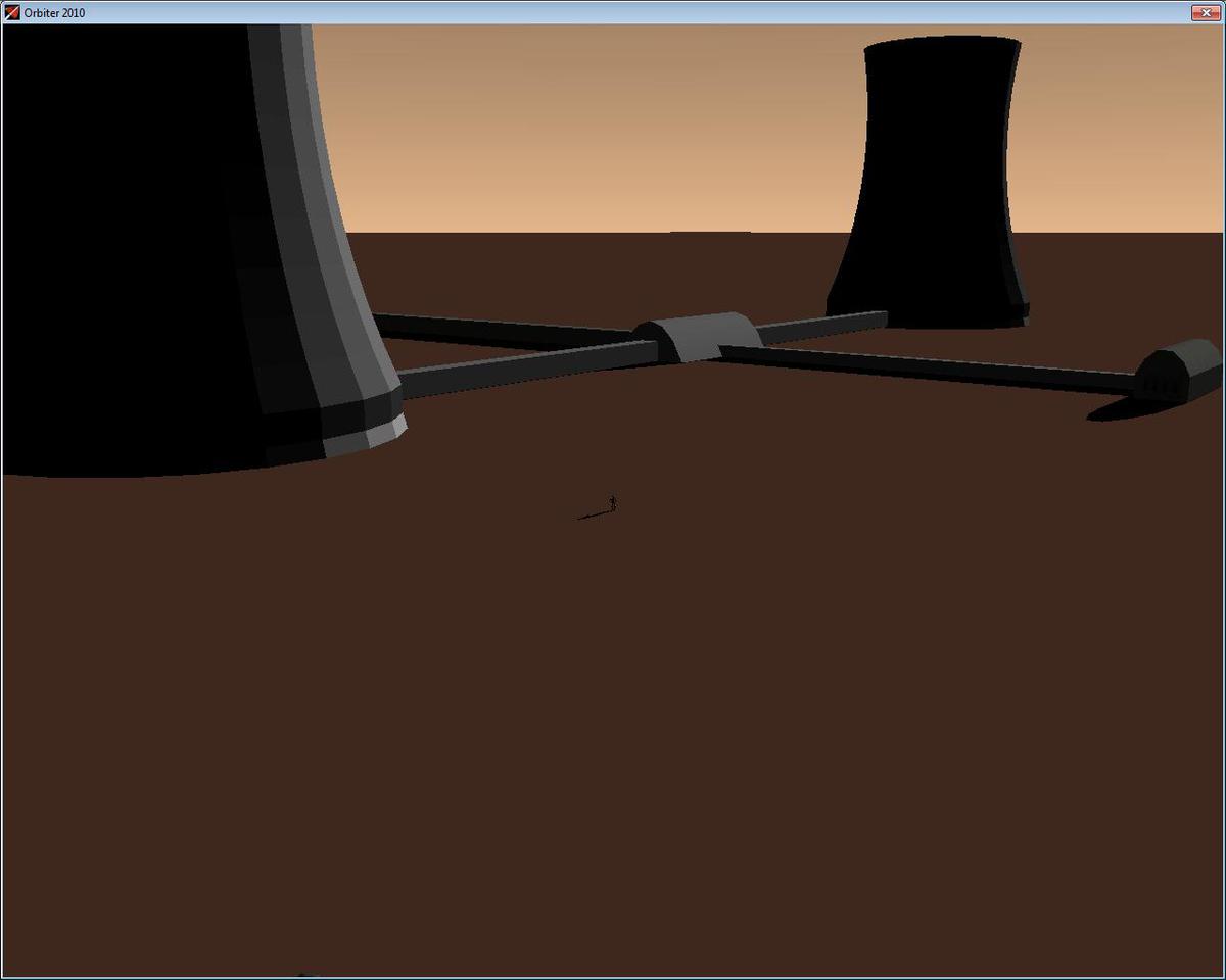 What's this? A nuclear powerplant on Mars!