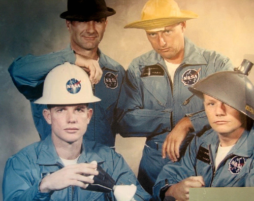 Who says astronauts are seirous people?