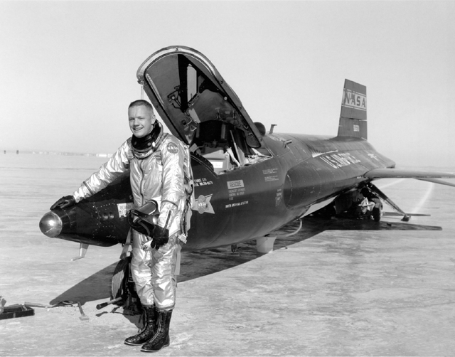 X 15 NASA Rocket Plane, Flown by Neil Armstrong in 1962