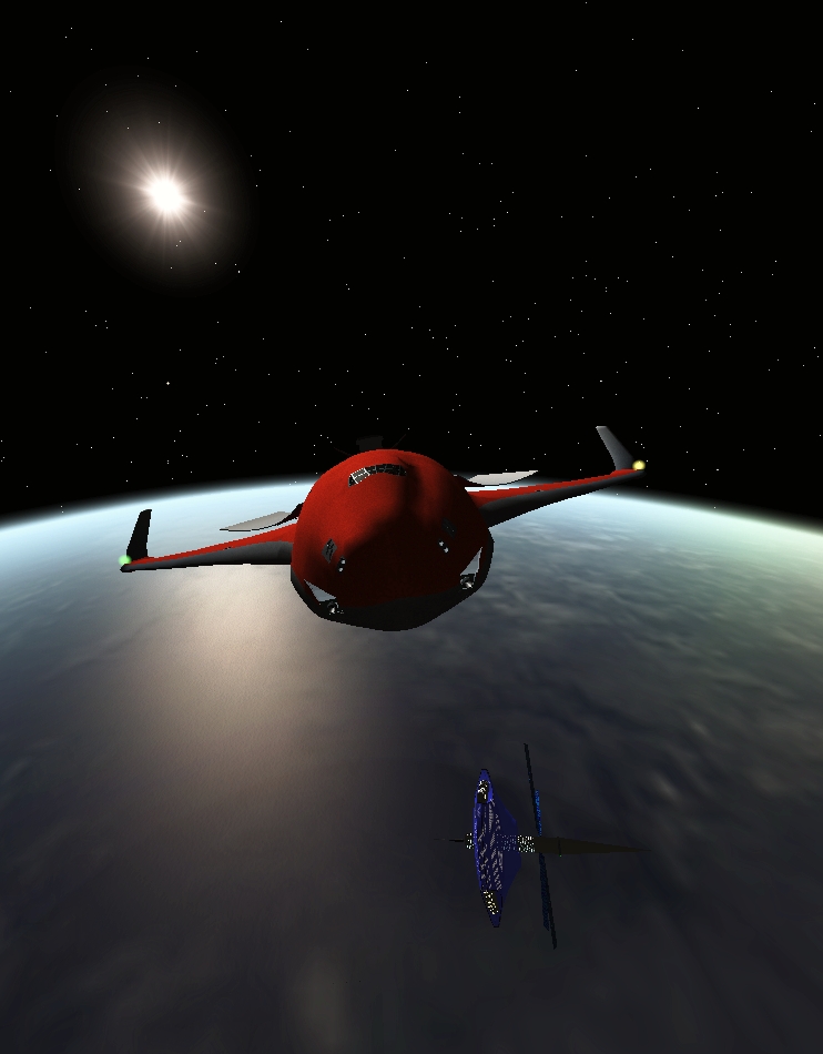 XR-5 leaves LEOS station