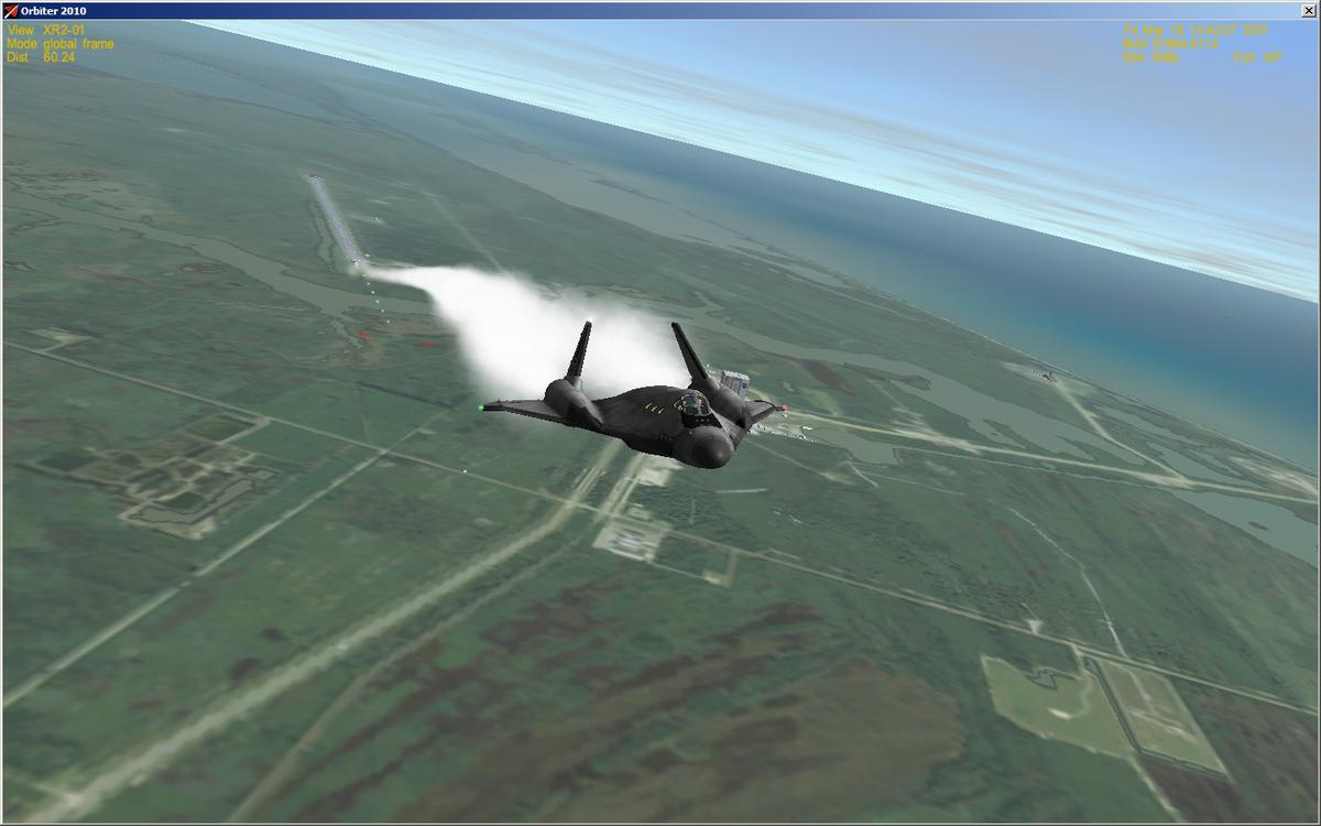 XR2 first flight