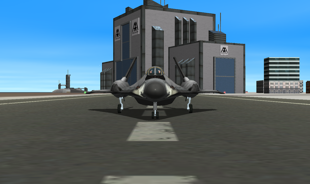 XR2 on the runway, ready for takeoff from Wideawake