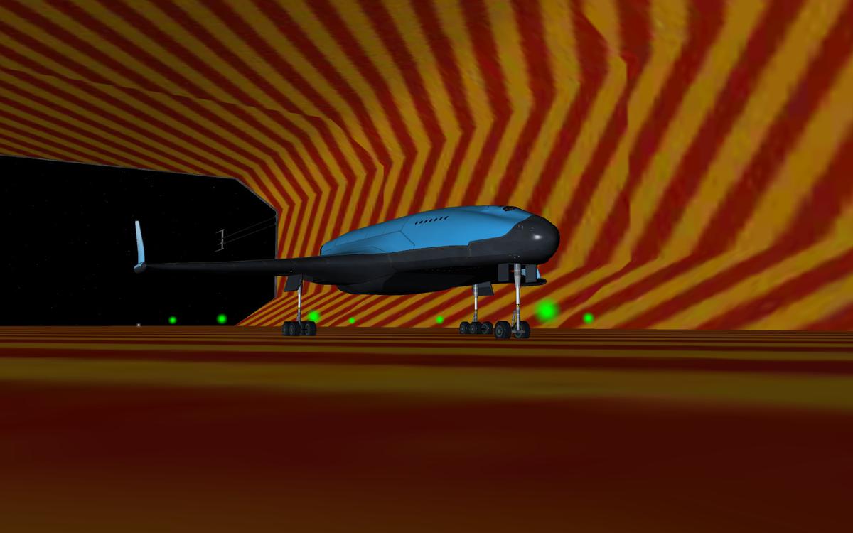 XR5 Landed in Cortez Main Hangar
